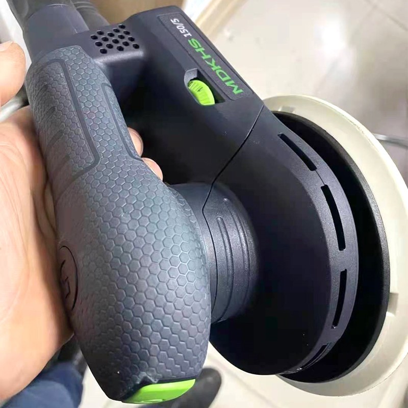 工业无碳刷电动干磨机6寸圆形可调速腻子打磨费斯托通用无尘磨头