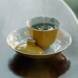舍己宜物手绘彩蝶干泡壶承日式家用小茶台干泡茶盘功夫茶道配件