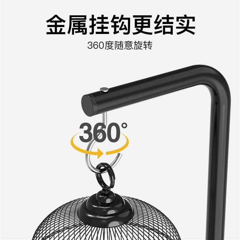 鹦鹉鸟笼支架玄凤虎皮八哥鹩哥笼子挂架文鸟绣眼鸟笼架子可伸缩