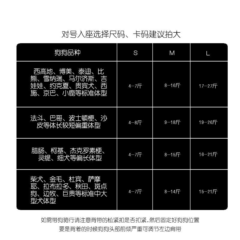 柯基宠物双肩横背背狗包小中大型犬宠物狗外出骑行便携神器