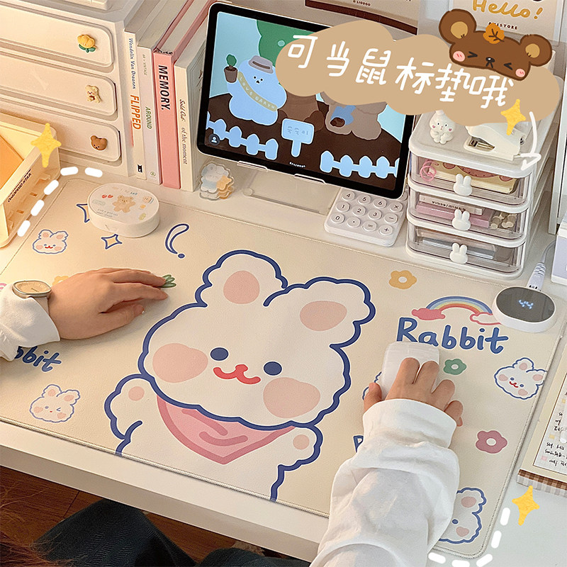 可加热桌垫冬季学生书桌制热发热暖垫暖手办公室宿舍保暖垫子可爱