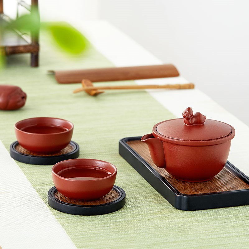 尊壶宜兴紫砂快客杯一壶二杯便携旅行功夫茶具套装家用泡茶杯盖碗