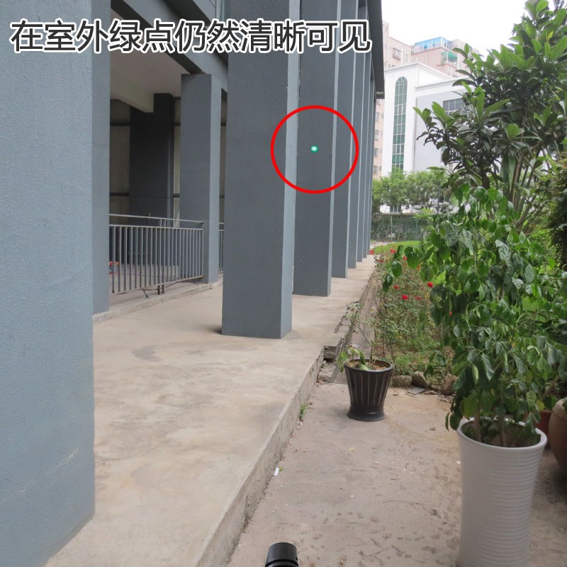 圆点镭射定位灯高亮室内室外通用 520nm50mw高稳定绿光点状激光器