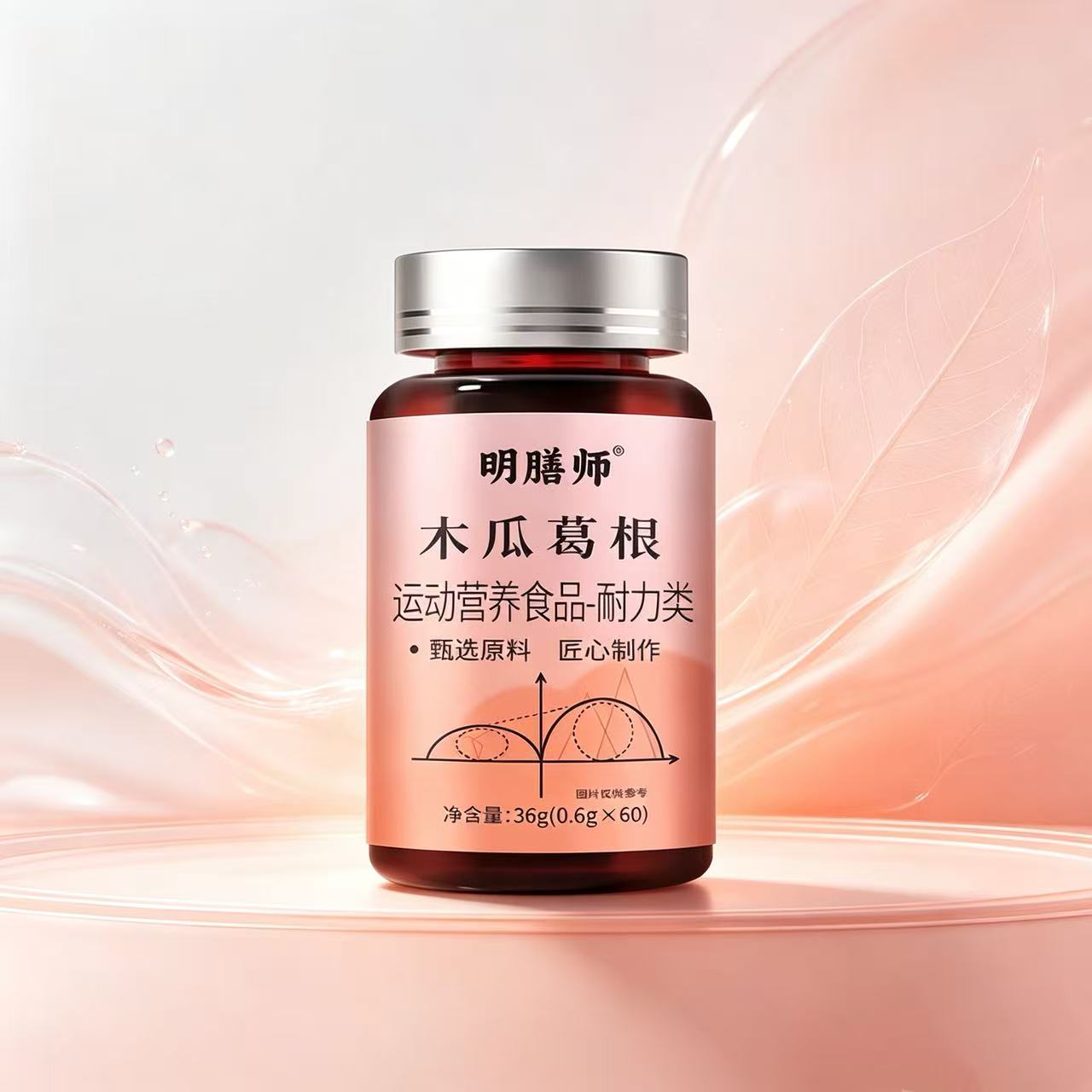木瓜葛根膳食营养食品60粒/瓶官方旗舰店正品