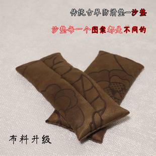 传统古琴防滑垫 沙垫麂皮绒套袋防滑垫 沙袋式古琴垫 包邮