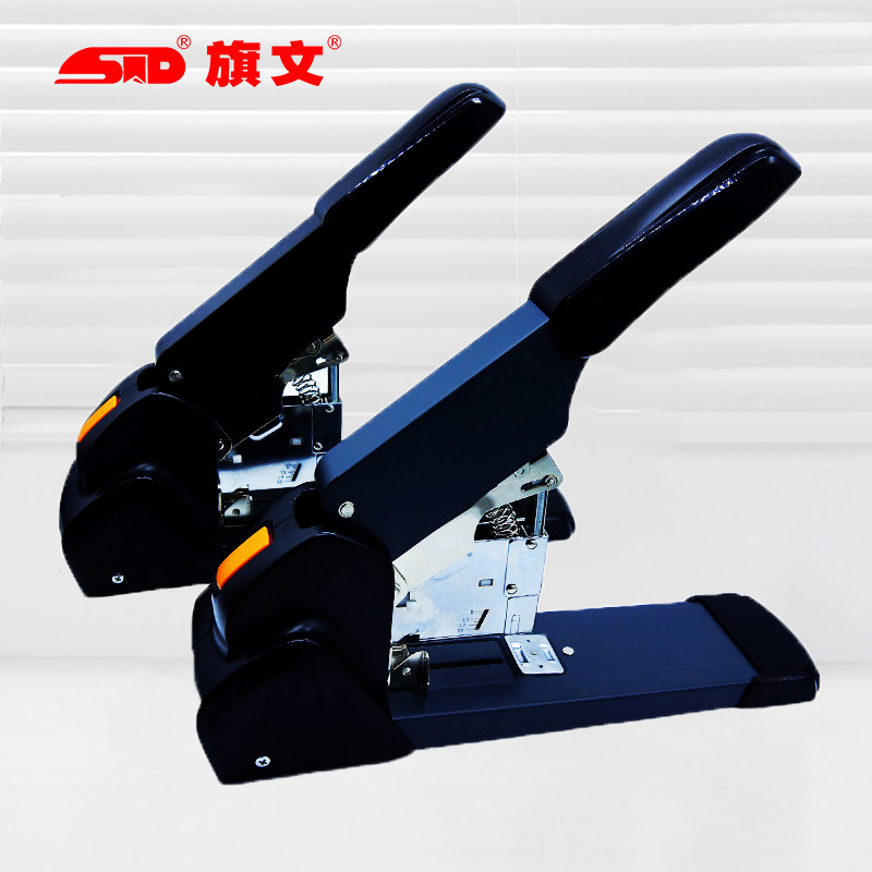 旗文A-5000办公手握式工业重型加厚订书机大型订书器可订210页