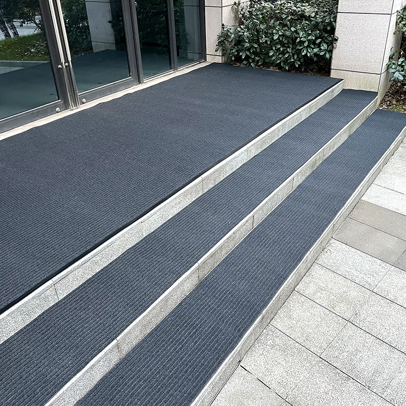 户外台阶防滑垫室外门口大理石瓷砖踏步吸水地毯楼梯固定地垫商用