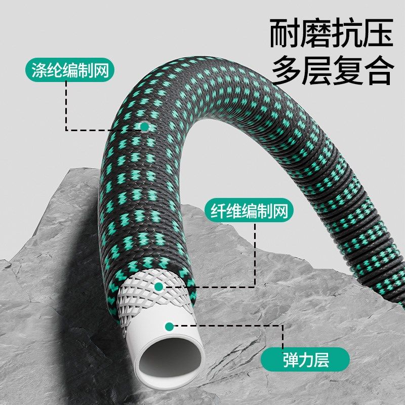 长杆浇花水枪洒水喷头花园浇水神器庭院专用水管自动浇菜高压洗车
