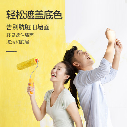内墙乳胶漆室内自刷粉刷白色墙面漆翻新油漆家用彩色墙漆环保涂料