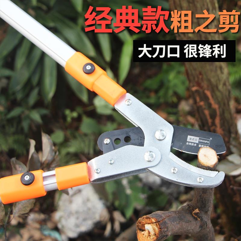 新款园艺剪刀修剪树枝工具粗枝园林大剪刀果树园艺伸缩省力树枝剪