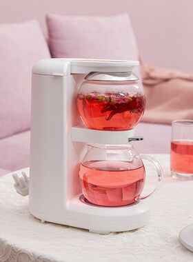 鸣盏煮茶器沙漏养生壶全自动家用多功能煮茶壶办公室煮花茶茶饮机