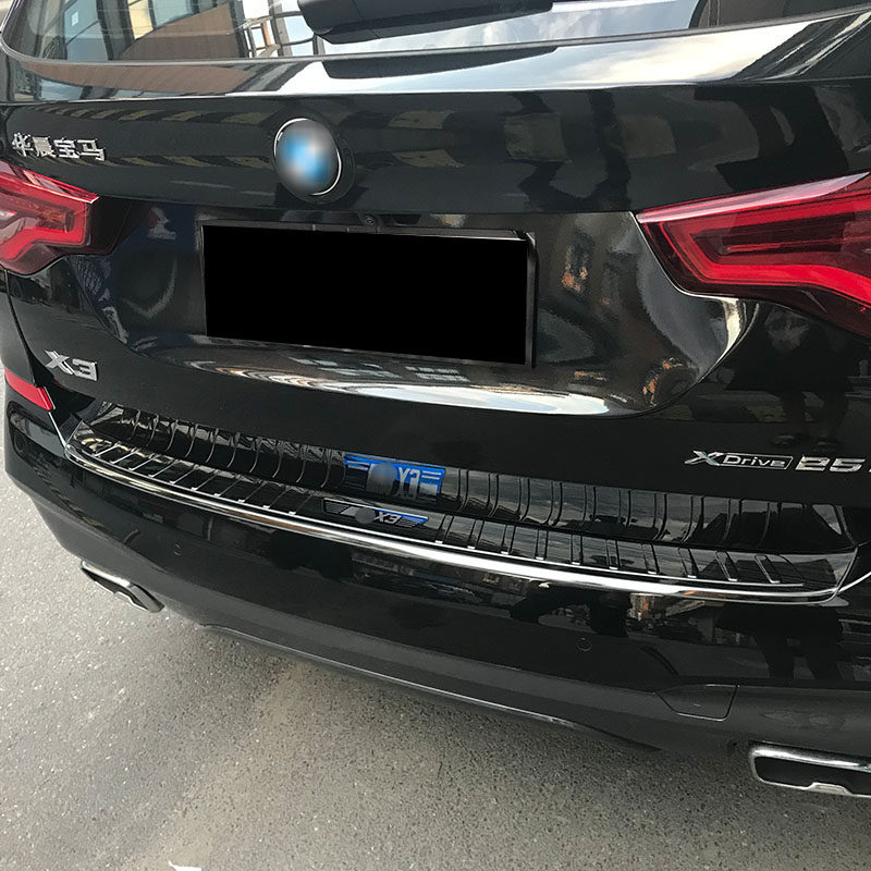 宝马x3后护板 18-21款新x3外护板 X3后保险杠护板 x3后备箱护板