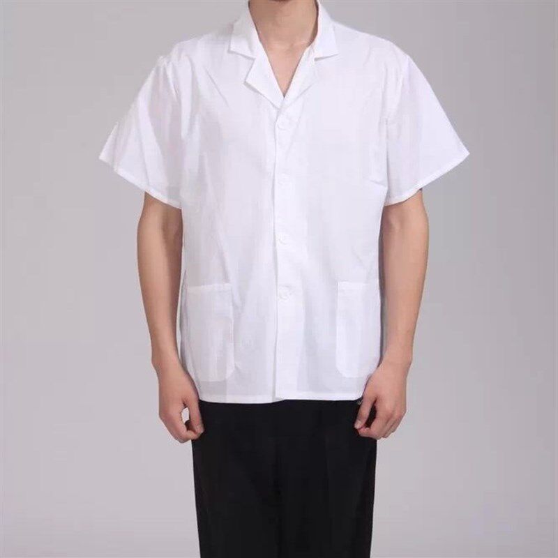 厨师服短袖女食堂工作服夏装 后勤工作服酒店餐厅 食品厂卫生制服