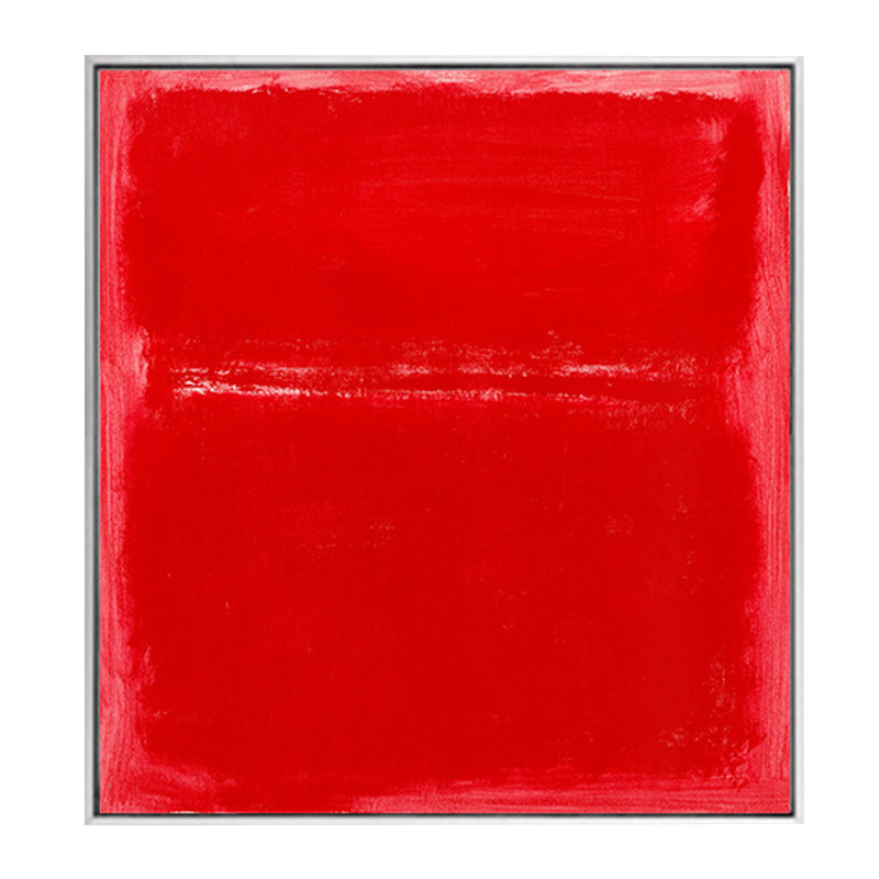 橙红黄名画装修壁画沙发背景墙装饰画办公室油画客厅餐厅墙画装饰