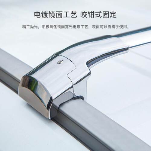 拓鹰专用于威马EX5虎钳式加厚铝合金车顶横杆载重横杠行李架
