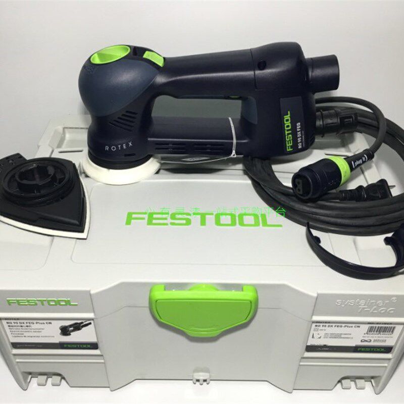 FESTOOL费斯托电动干磨机 RotexRO90DX劳钛士四用机 打磨机干磨头