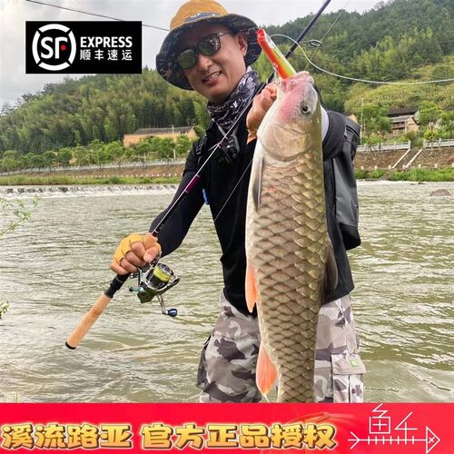 D魔泛用多节旅行路亚L紫雷734L+/UL-RF/604竿绿魔U路563L/UD503UL