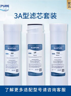 蓝飘尔净水器3A滤芯PPU棉3超滤膜T3F滤芯家用优惠组合装耗材