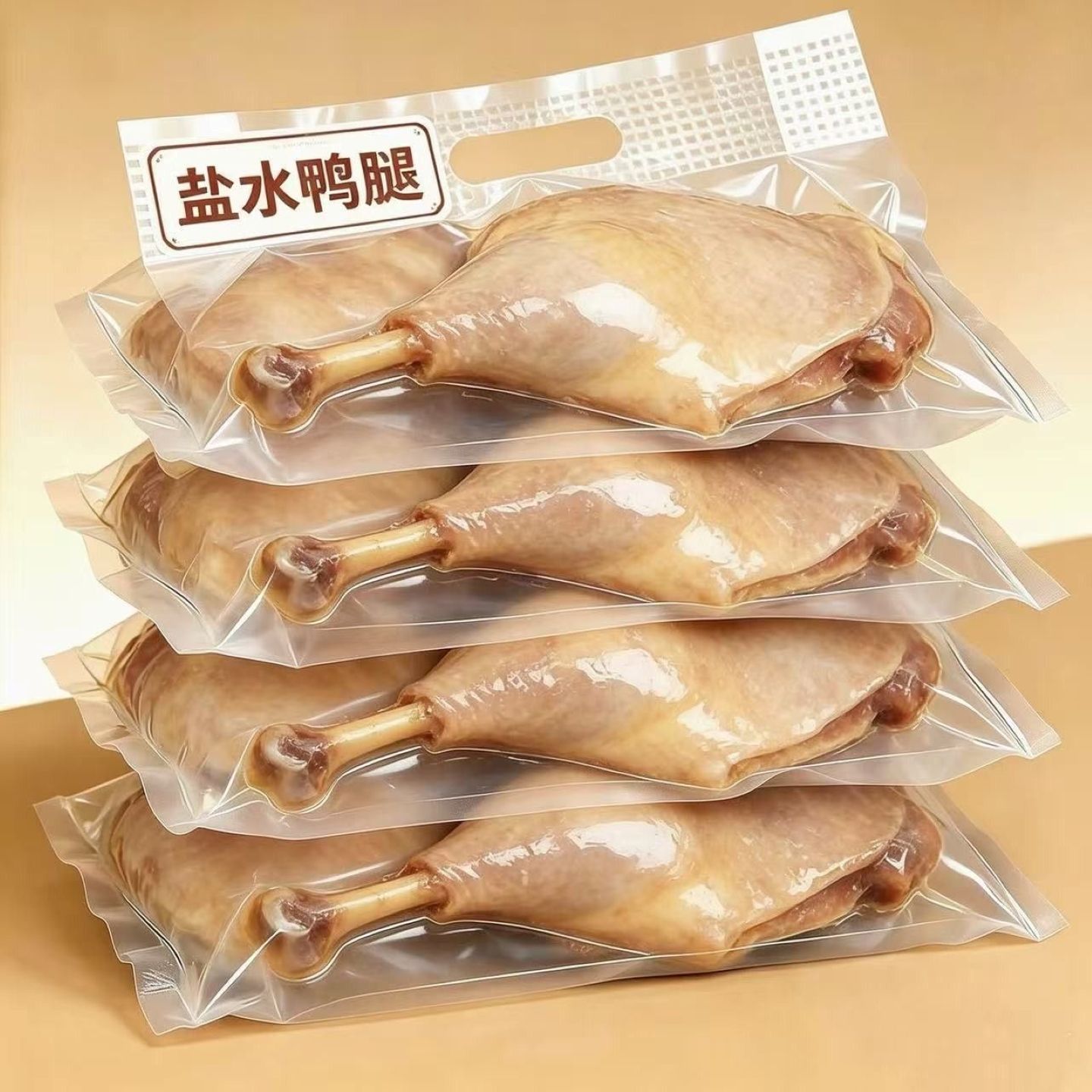 正宗盐水大鸭腿4只装解馋下酒菜