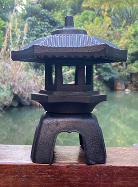 铸安宫灯 复古铁艺灯 铁厅摆设摆件 灯炉炭炉茶具 仿古建筑长客灯