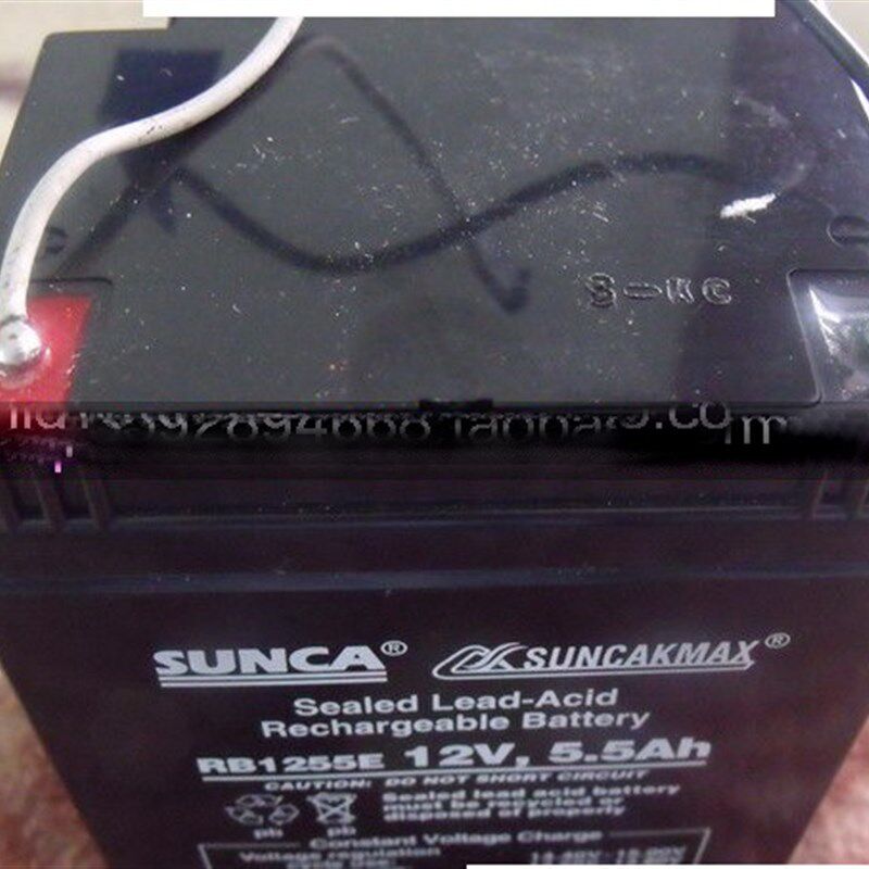 SUNCA新佳蓄电池 RB1255E 12V5.5AH CS220S强光灯 探照灯用电池
