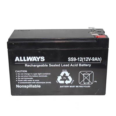 ALLWAYS  SS9-12 蓄电池 12V9AH 铅酸免维护 UPS电源EPS安防储能