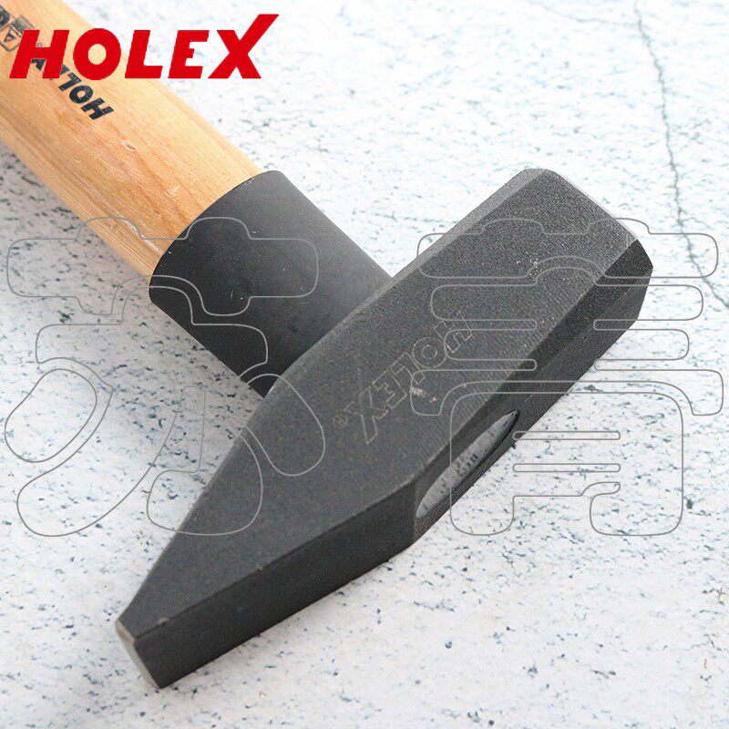 德国霍夫曼HOLEX 锤子 核桃木柄德式 钳工锤 200g-1000g