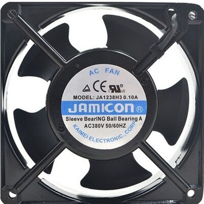 凯美JAMICON风机JA1238H1/H2/H3 12038 220/380V散热风扇12CM