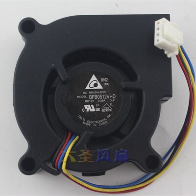 原装台达BFB0512VHD DLF涡轮散热风扇12V 0.28A 4P插头散热风扇