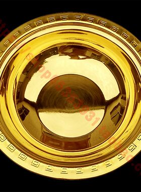 【金盆超市】结婚铜盆 金黄聚宝盆加厚金盆 纯铜盆 紫铜黄铜盆子