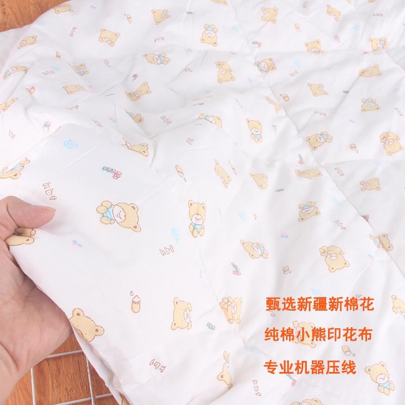 纯手工百家被儿童棉花被子被芯婴儿包被午睡小薄被新生儿方被被芯