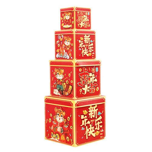 春节礼盒装饰橱窗商场酒店场景布置摆件新年美陈礼物礼品盒子堆头