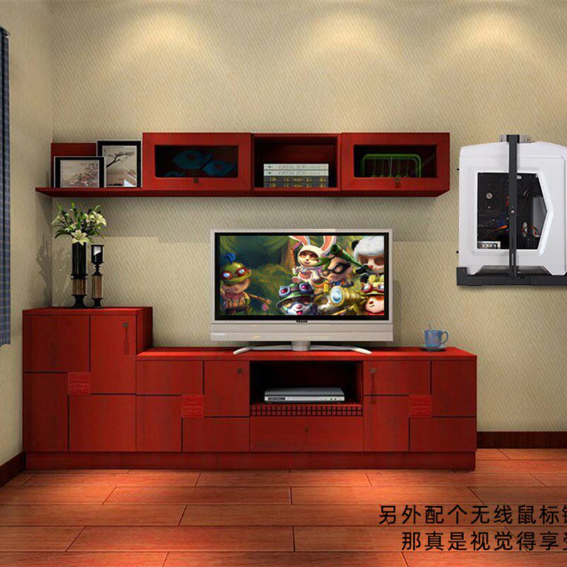 电脑机箱挂支架子主机壁挂水冷台式防盗锁悬挂墙展示托盘侧透创意
