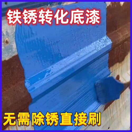 防锈底漆铁用水性金属防锈漆防腐铁锈转化剂彩钢瓦翻新门窗免打磨