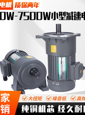 小型减速电机卧式400W550W750W变频1500W立式齿轮减速三相硬齿面
