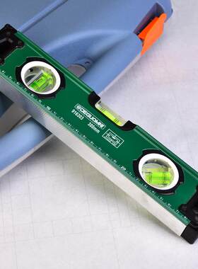 美耐特小水平尺家用高精度磁性迷你便携式工业级铝合金平衡尺靠尺