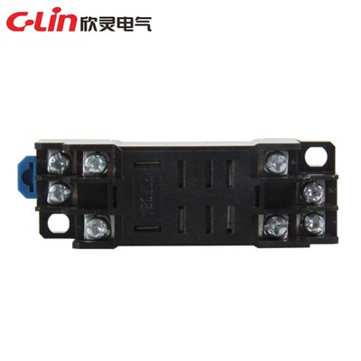 小型继电器底座8脚插座PTF-08A DTF08A LY2 HH62P JQX-13F底座