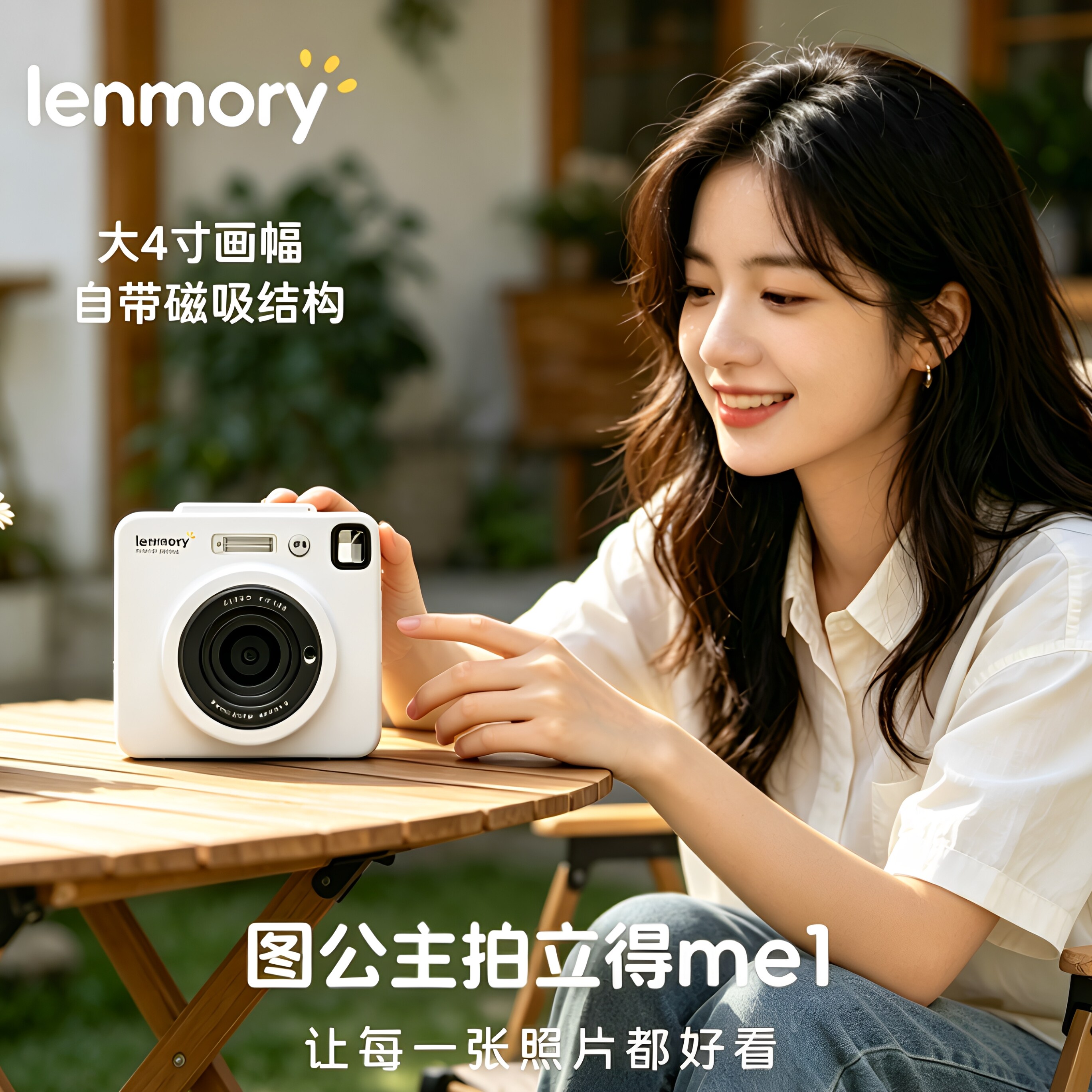 lenmory复古高清拍立得相机