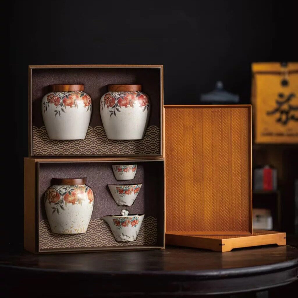 陶瓷仿古茶叶罐可定制图片