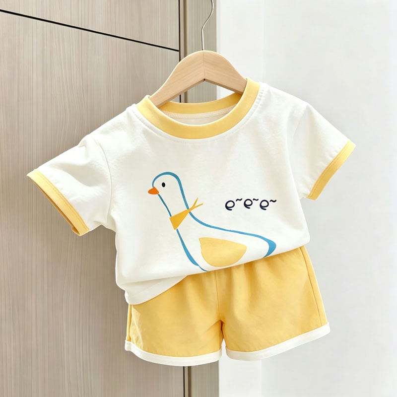 2026款夏季纯棉薄款童装套装