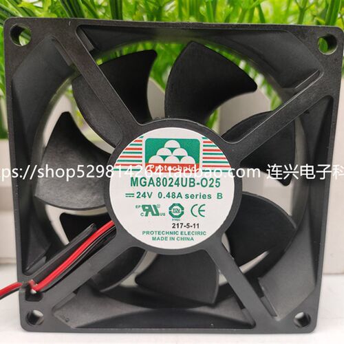 MGA8024ZB/UB/XB/YR-O25 台湾Protechnic永立 24V 变频器散热风扇