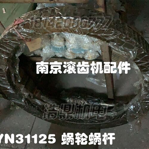 南京机床厂YN31125滚齿机配件大型蜗轮蜗杆Z100