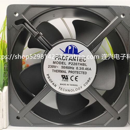 P2207HBL全新台湾进口为宏风机20572 AC230V高转速大风量散热风扇