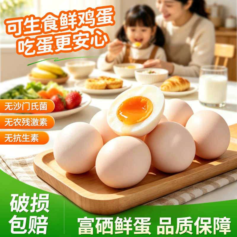 【特价】裕丰满富硒营养鲜鸡蛋 鸡蛋