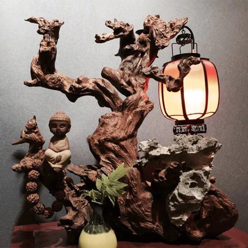 金丝红木天然树根根雕根艺意件毛料禅摆羊热甲自然原木木雕蹄卖