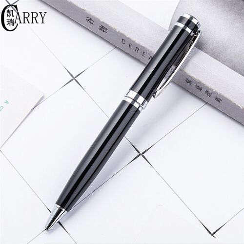 凯瑞办arry BG66金属旋转出芯圆珠笔企业定制LO0OC公笔商务签字笔