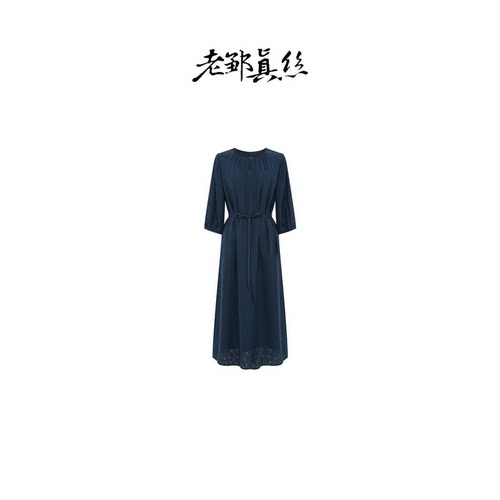 100%桑蚕丝新中式女士连衣裙