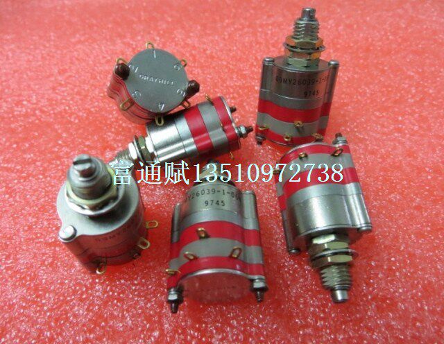 进口正品GRAYHILL波段开关09MY26039-1-06N档位1刀6档镀金脚开关