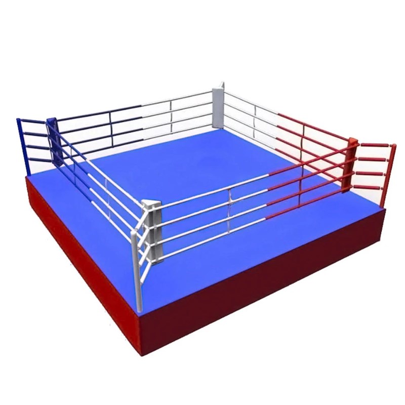 落地拳击擂台自由搏击散打拳台可按要求制S作出口跆拳道泰拳
