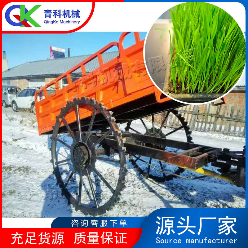水稻田小麦田旱地两用运粮车